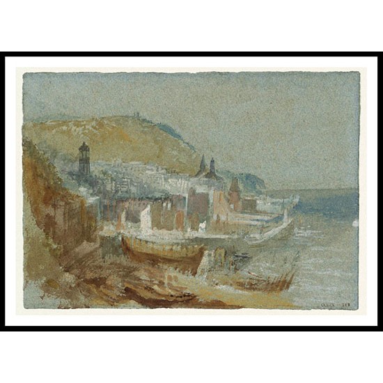 Honfleur from the South East 1832, A New Print Of a J. M. W Turner Painting