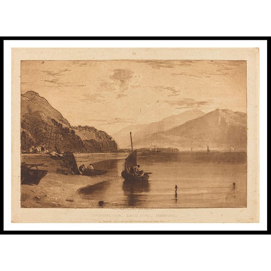 Inverary Pier 1811, A New Print Of a J. M. W Turner Painting