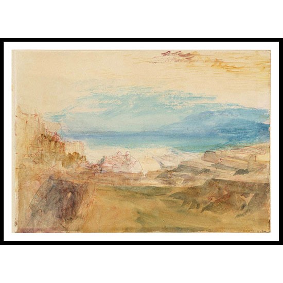 Italian Riviera 1841, A New Print Of a J. M. W Turner Painting