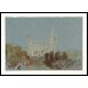 Jumieges The Abbey by Moonlight 1832, A New Print Of a J. M. W Turner Painting