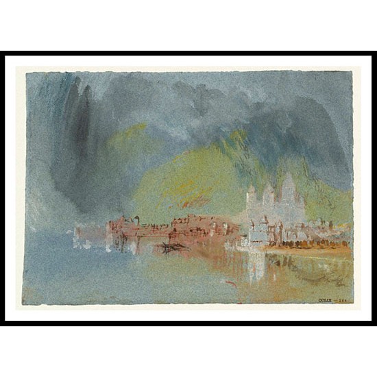 Karden from the North 1839, A New Print Of a J. M. W Turner Painting