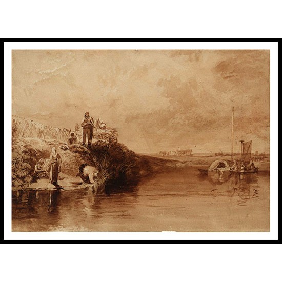 Kingston Bank 1810 15, A New Print Of a J. M. W Turner Painting