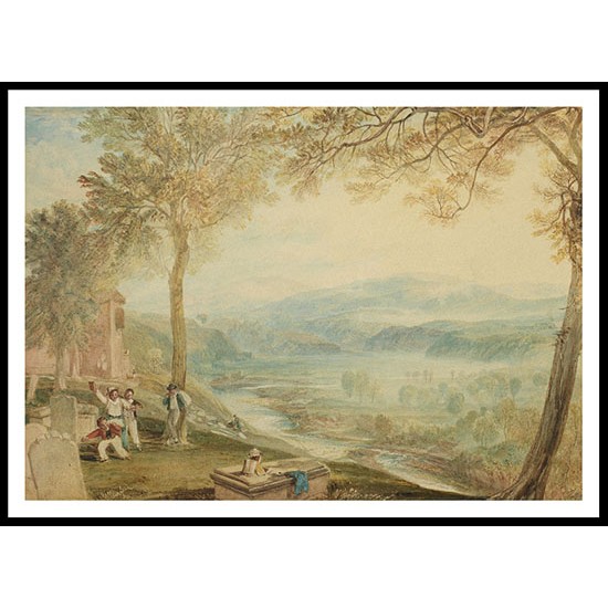 Kirkby Lonsdale Churchyard, A New Print Of a J. M. W Turner Painting