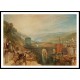 Kirkstall Lock on the River Aire 1824 25, A New Print Of a J. M. W Turner Painting