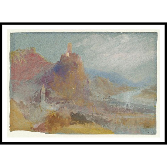 Kobern from the South 1839, A New Print Of a J. M. W Turner Painting