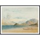 Lake Como 1819, A New Print Of a J. M. W Turner Painting