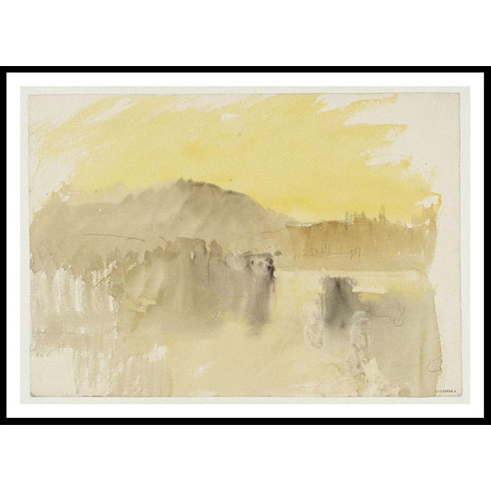 Lake Como 1843, A New Print Of a J. M. W Turner Painting