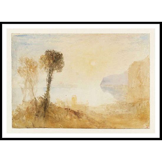 Lake Maggiore 1828 30, A New Print Of a J. M. W Turner Painting