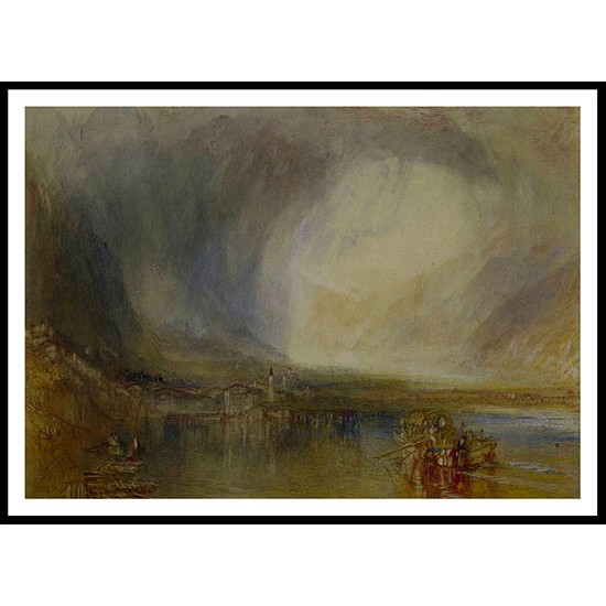 Lake of Lucerne 1842 45, A New Print Of a J. M. W Turner Painting