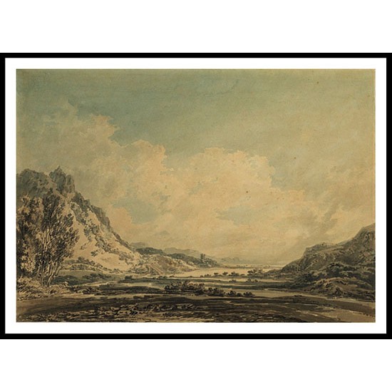 Lanberis Pass North Wales, A New Print Of a J. M. W Turner Painting