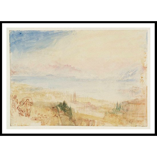 Lausanne 1841 42, A New Print Of a J. M. W Turner Painting