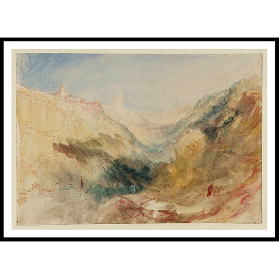 Lausanne from the West 1841 01, A New Print Of a J. M. W Turner Painting