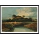 Llandovery Castle beside the Tywi 1798 99, A New Print Of a J. M. W Turner Painting