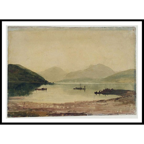 Loch Long Morning 1801 10, A New Print Of a J. M. W Turner Painting