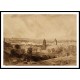 London from Greenwich 1808 09, A New Print Of a J. M. W Turner Painting