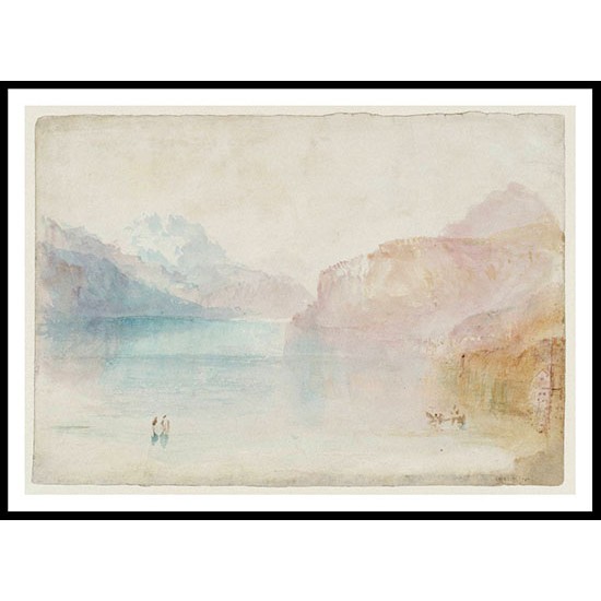 Lucerne 1830, A New Print Of a J. M. W Turner Painting