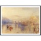 Lucerne from the Lake, A New Print Of a J. M. W Turner Painting