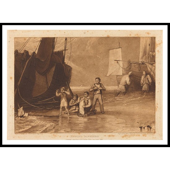 Marine Dabblers 1811, A New Print Of a J. M. W Turner Painting Marine Dabblers 1811, A New Print Of a J. M. W Turner Painting