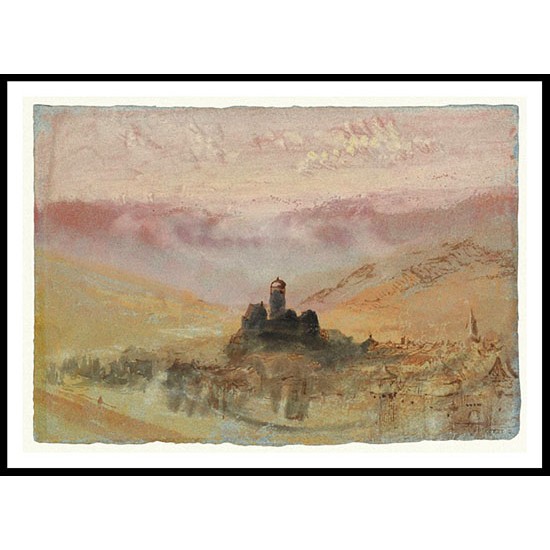 Mayen in the Eifel 1839, A New Print Of a J. M. W Turner Painting