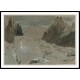 Mer de Glace Looking Up to the Aiguille de Tacul 1802, A New Print Of a J. M. W Turner Painting