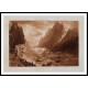 Mer de Glace Valley of Chamouni Savoy 1812, A New Print Of a J. M. W Turner Painting