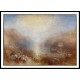 Mercury Sent to Admonish Aeneas 1850, A New Print Of a J. M. W Turner Painting