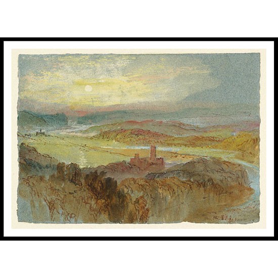 Meuse 1826, A New Print Of a J. M. W Turner Painting