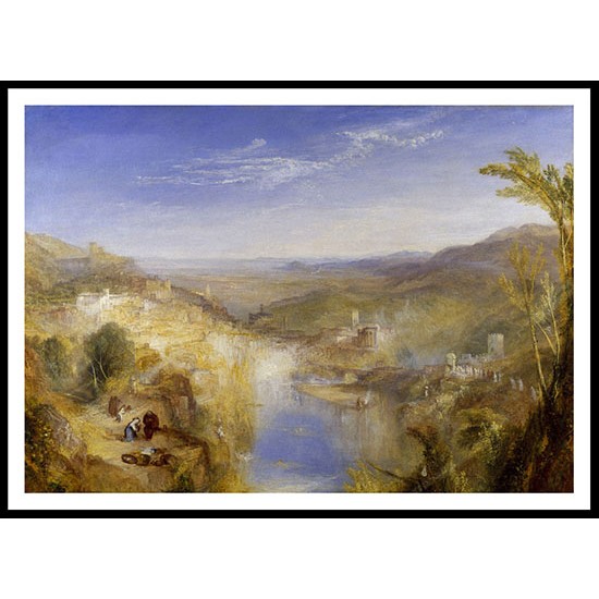 Modern Italy The Pifferari 1838, A New Print Of a J. M. W Turner Painting