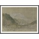 Mont Blanc from Sallanches 1802, A New Print Of a J. M. W Turner Painting