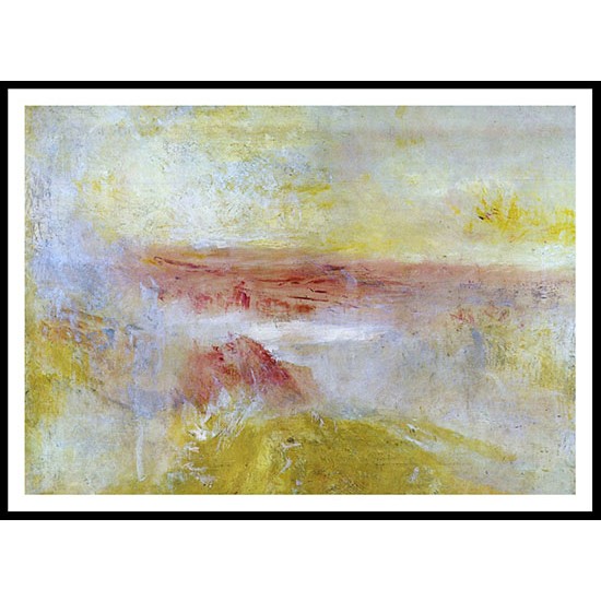 Mountain Landscape 1840 45, A New Print Of a J. M. W Turner Painting