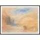 Mountain Landscape with Lake 1842, A New Print Of a J. M. W Turner Painting