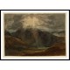 Nant Peris Looking towards Snowdon 1799 1800, A New Print Of a J. M. W Turner Painting