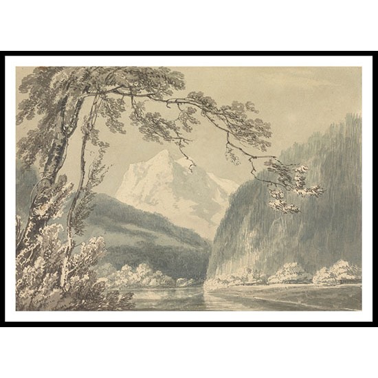 Near Grindelwald 1796, A New Print Of a J. M. W Turner Painting