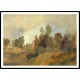 Newark Abbey on the Wey 1807, A New Print Of a J. M. W Turner Painting Newark Abbey on the Wey 1807, A New Print Of a J. M. W Turner Painting