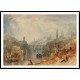 Newcastle on Tyne 1823, A New Print Of a J. M. W Turner Painting Newcastle on Tyne 1823, A New Print Of a J. M. W Turner Painting