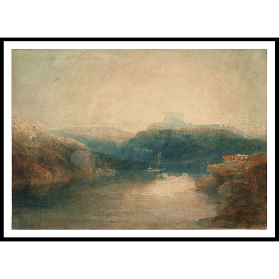 Norham Castle SunriseColour Study 1797 98, A New Print Of a J. M. W Turner Painting