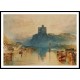 Norham Castle on the Tweed 1822 23, A New Print Of a J. M. W Turner Painting