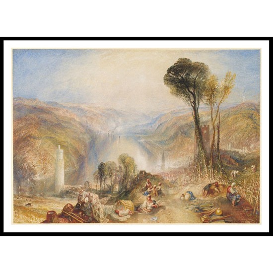 Oberwesel 1840, A New Print Of a J. M. W Turner Painting