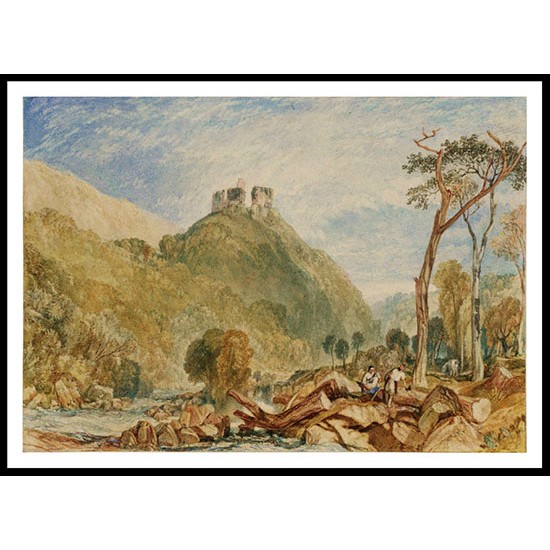 Okehampton on the Okement 1824, A New Print Of a J. M. W Turner Painting