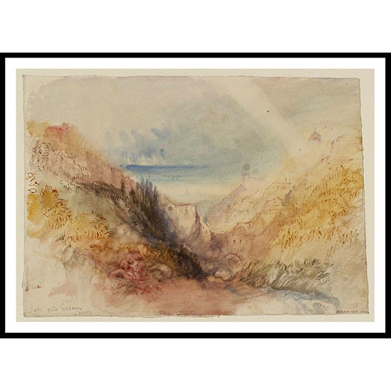 On the Loire 1830, A New Print Of a J. M. W Turner Painting