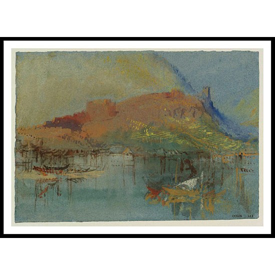 On the Rhine 1830, A New Print Of a J. M. W Turner Painting