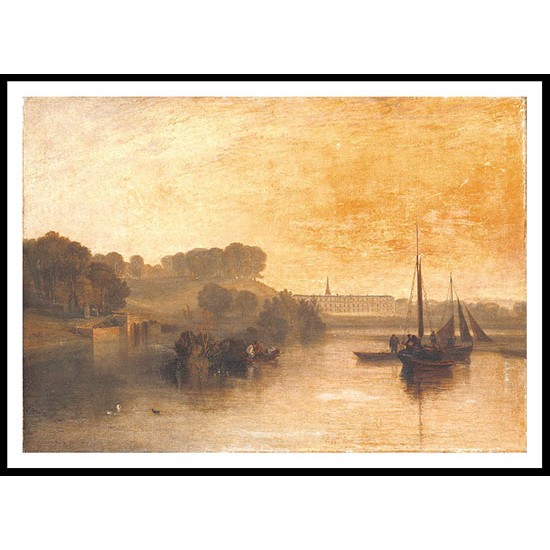 Petworth Sussex the Seat of the Earl of Egremont Dewy Morning 1810, A New Print Of a J. M. W Turner Painting