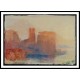 Red Ruins and Blue Rocks 1834, A New Print Of a J. M. W Turner Painting