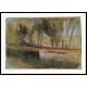 Reflections in Petworth Lake A Rider Glimpsed through Trees 1827, A New Print Of a J. M. W Turner Painting