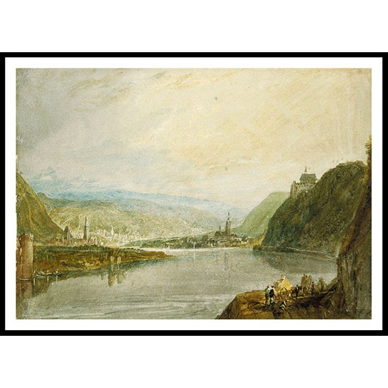 Remagen Erpel and Linz 1817, A New Print Of a J. M. W Turner Painting