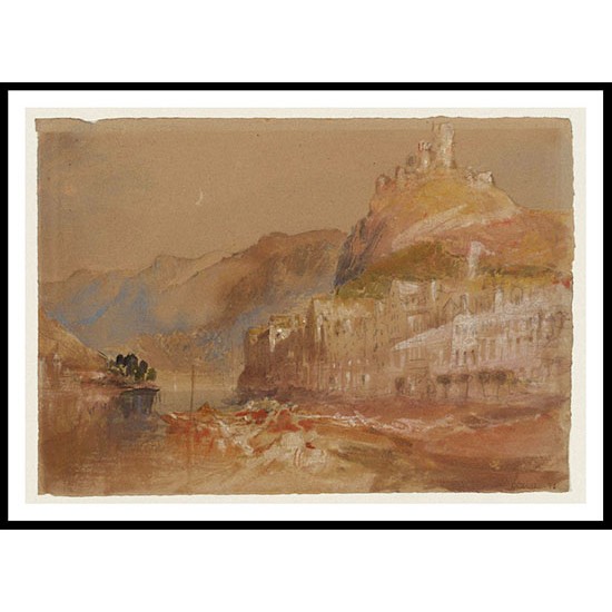 Rhine 1834, A New Print Of a J. M. W Turner Painting