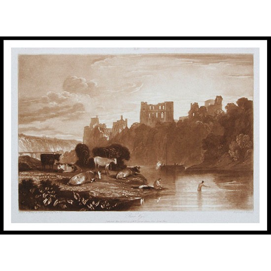 River Wye, A New Print Of a J. M. W Turner Painting