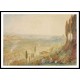 Rome from Monte Mario 1820, A New Print Of a J. M. W Turner Painting