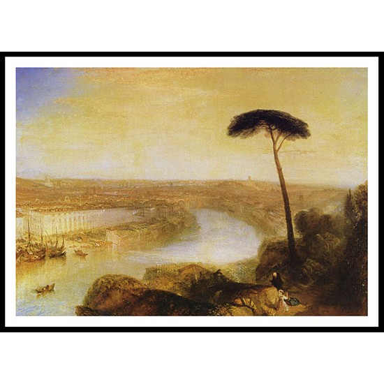 Rome from Mount Aventine 1836, A New Print Of a J. M. W Turner Painting