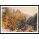 Rosslyn Castle 1817, A New Print Of a J. M. W Turner Painting